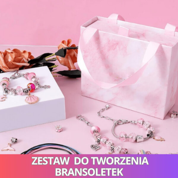 ZESTAW KORALIKÓW + OZDOBNE PUDEŁKO