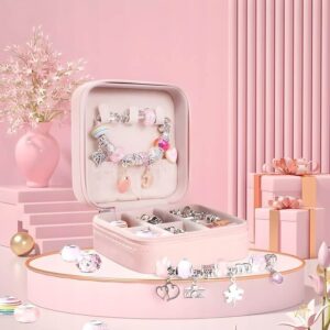 ZESTAW KORALIKÓW DIY + KUFEREK