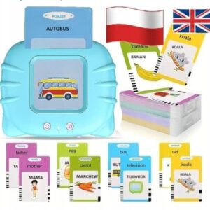 CZYTNIK KART DO NAUKI SŁÓWEK 2 W 1: POLSKI I ANGIELSKI